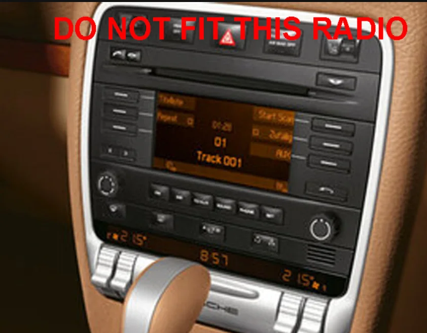 Radio Knob Set for Porsche Cayenne 955 / 957 | Replaces #95564295100 & 95564295200 Best Value Car Parts