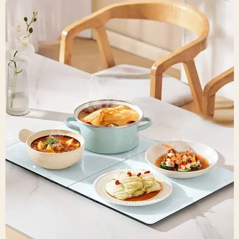 

Складная изоляционная плита для разогрева посуды, 220 В, многофункциональное бытовое устройство для подогрева пищи, изоляция горячего риса