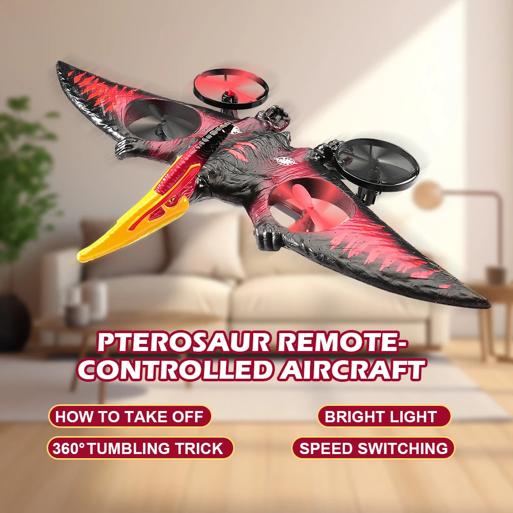 Ptérosaure télécommandé résistant aux chutes, avion en mousse, Simulation UAV, planeur de dinosaure, cadeau pour enfants