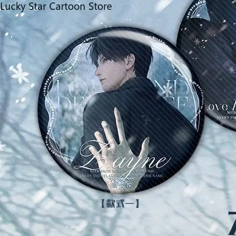 게임 애니메이션 러브 앤 딥스페이스 제인 스노우 러브 테마 코스프레 배지 엽서 폴라로이드 컬러 종이 포스터 컬렉션 피규어 선물