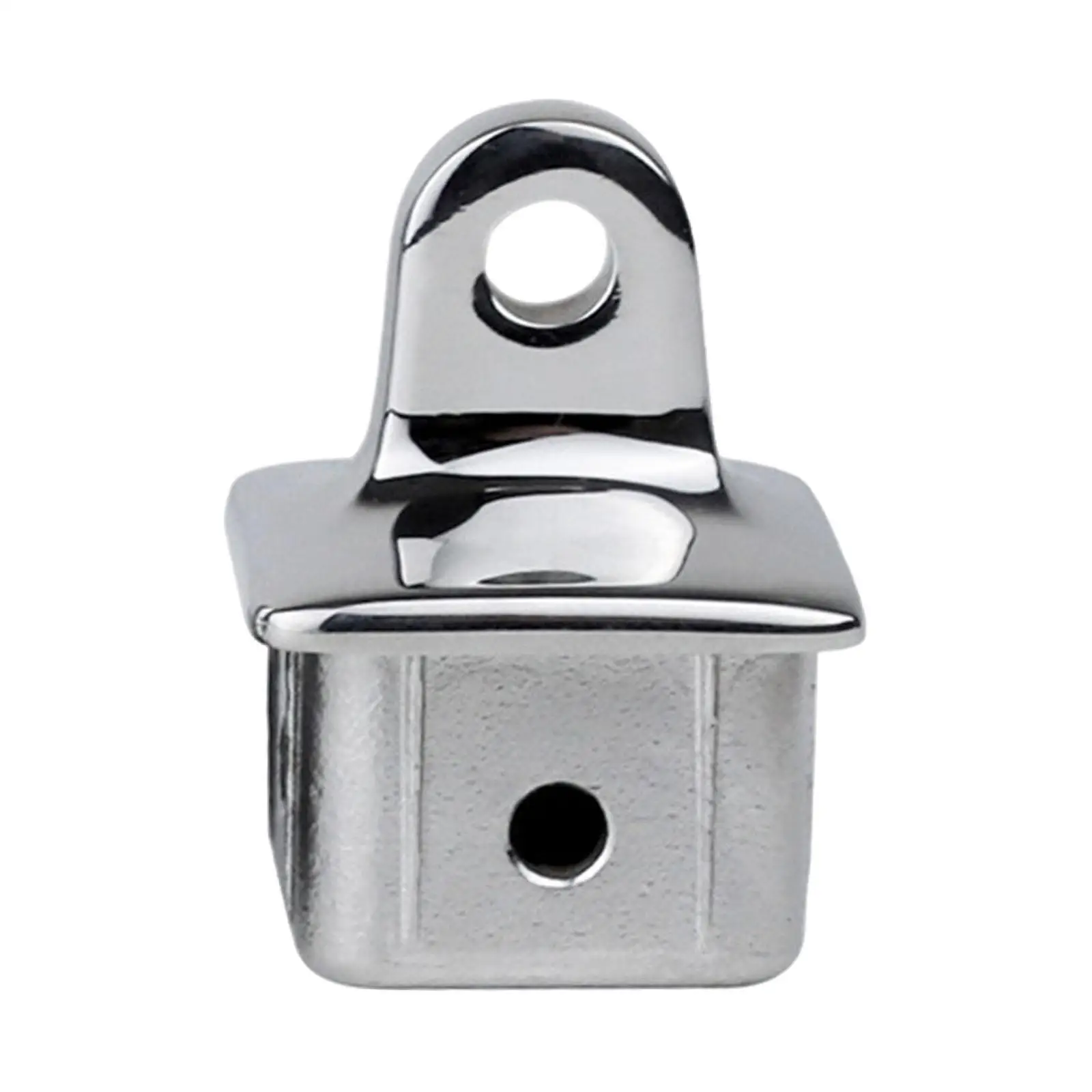 Square Tubing Top Eye End Cap Yacht Sliding Cap Equipment Easy to Install Marine Bimini Fitting for Canoe Awning Water Sports