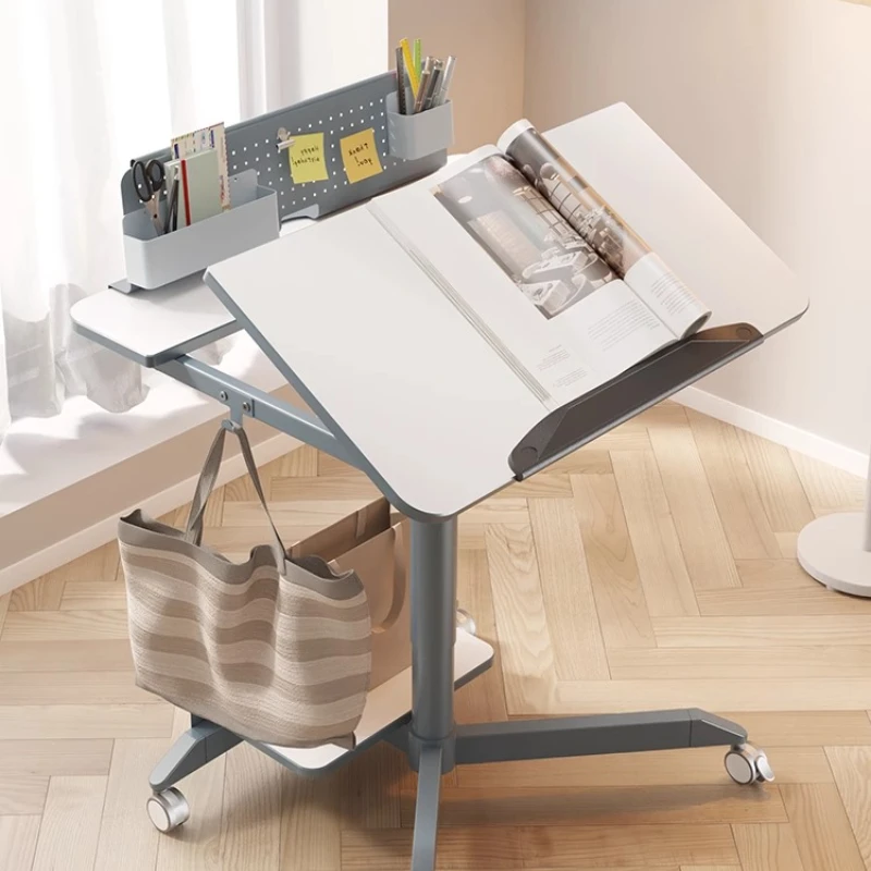 

Pneumatic lifting computer mobile learning desk small household children small table workbench