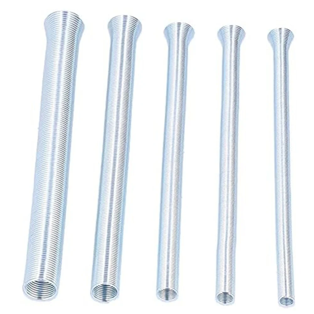 5PCS Spring Tube Bender 1/4 1/2 3/8 5/8 5/16 For Copper  Tube Bending Hand Tools Spring Wire Pipe Plumbing Tools