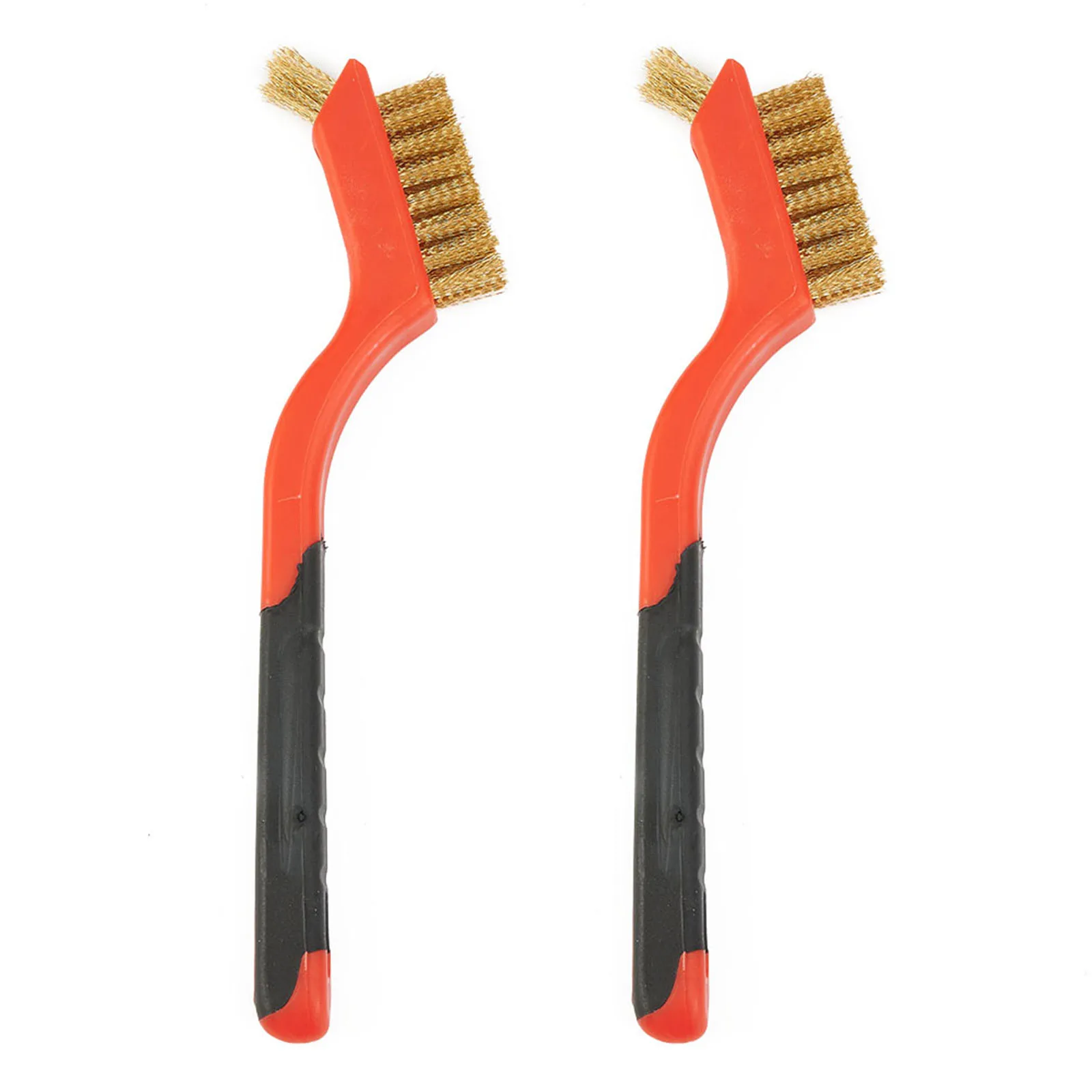 Rust Removal Brush Kit Featuring Three Bristle Materials Nylon for Detail Work Brass for General Cleaning Steel for Durability