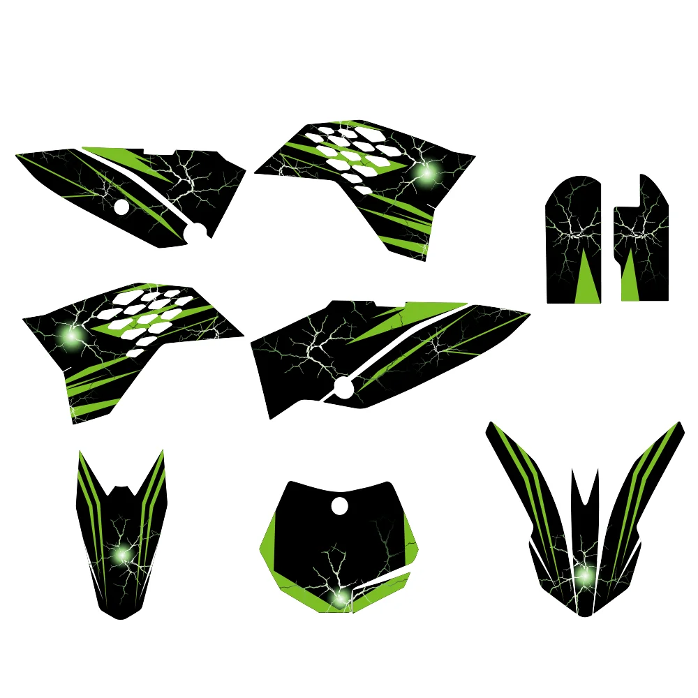 Full Set of Off-Road Motorcycle Decals For SX 65 2009-2012 2011 2010 Models Waterproof Vinyl Decals Vehicle Stickers