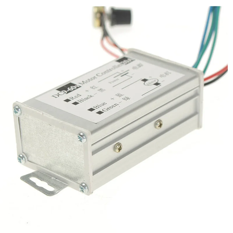 

SSR DC 9V 12V 24V 48V 60V 20A Reversible Motor Speed Controller Regulator Driver PWM