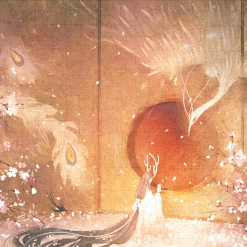 70*50cm 1000pcs Puzzle for Adults Phoenix Beg for Phoenix Difficulty Game Educational Toy Christmas Gifts Decorative Painting