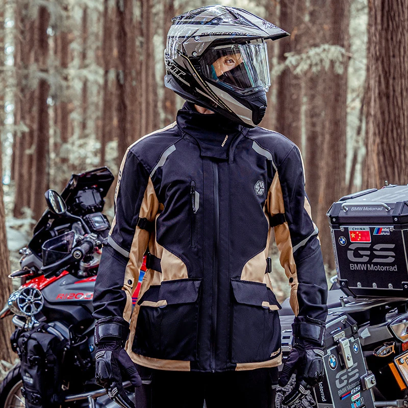 Winter Motorcycle Riding Clothing Waterproof Off-Road Anti-Fall Motorcycle Brigade Windproof Warm Men's Pull Clothing