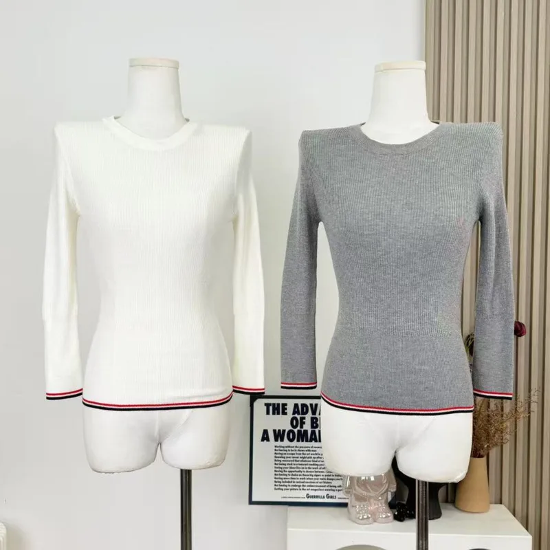 

High Quality Korean Fashion Casual Long Sleeve Knitted Sweater 2025 New Autumn Winter Women's Knitwear Pullover Tops Pull Femme