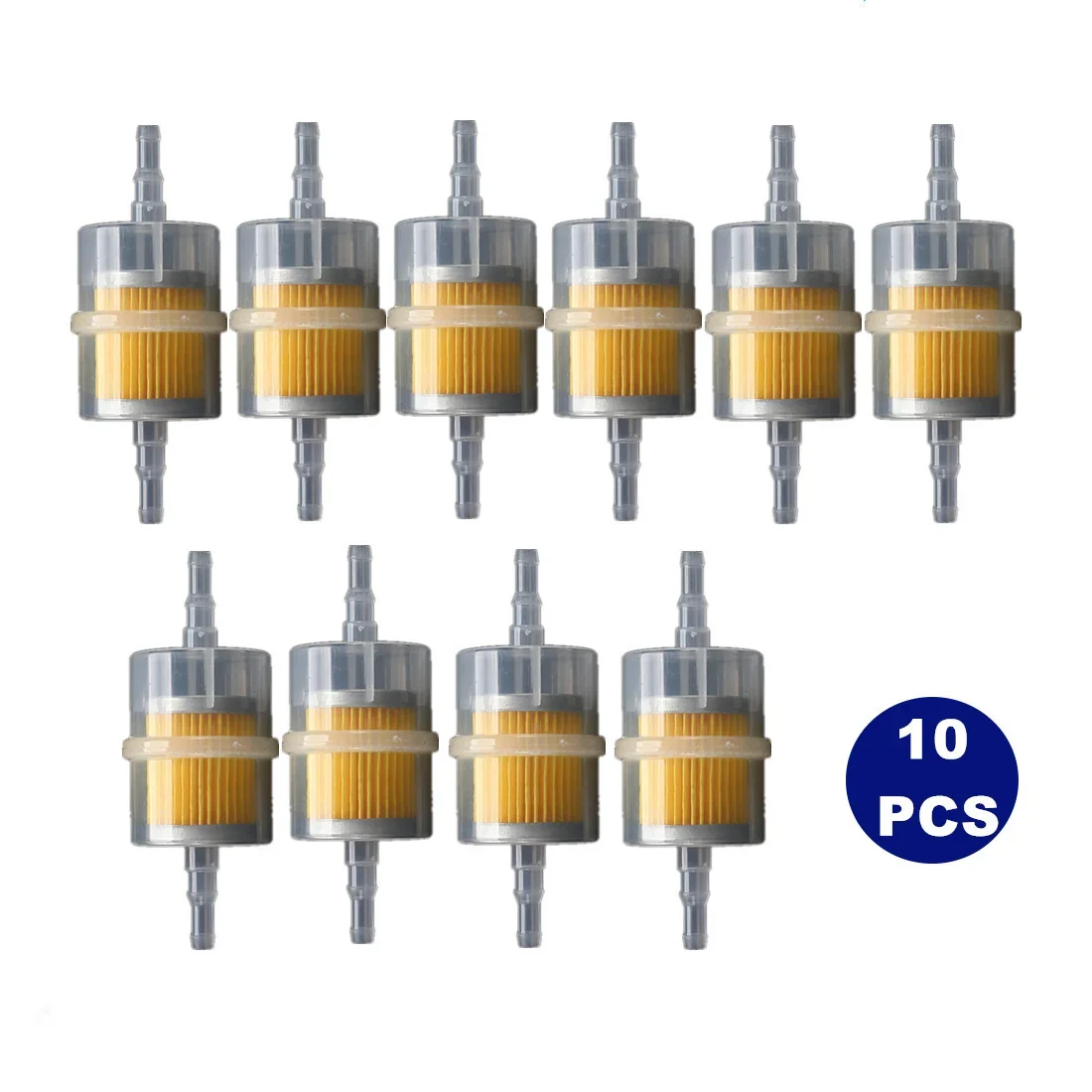 10/20 pçs 6mm 8mm tubo universal peças do carro da motocicleta grande interior filtros de combustível auto gasolina motocicleta carro interno filtros de combustível