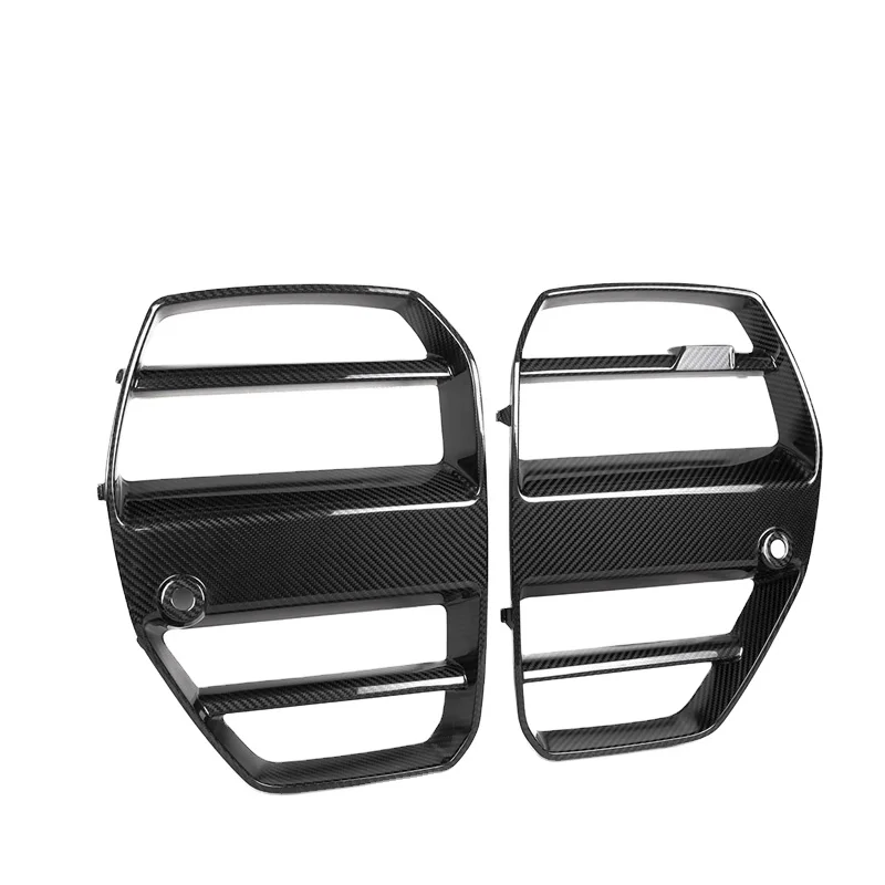 

2021+ Exterior Accessories ST Style Grille For M3 M4 G80 G82 G83 Dry Carbon Fiber Front Grille Without ACC Function
