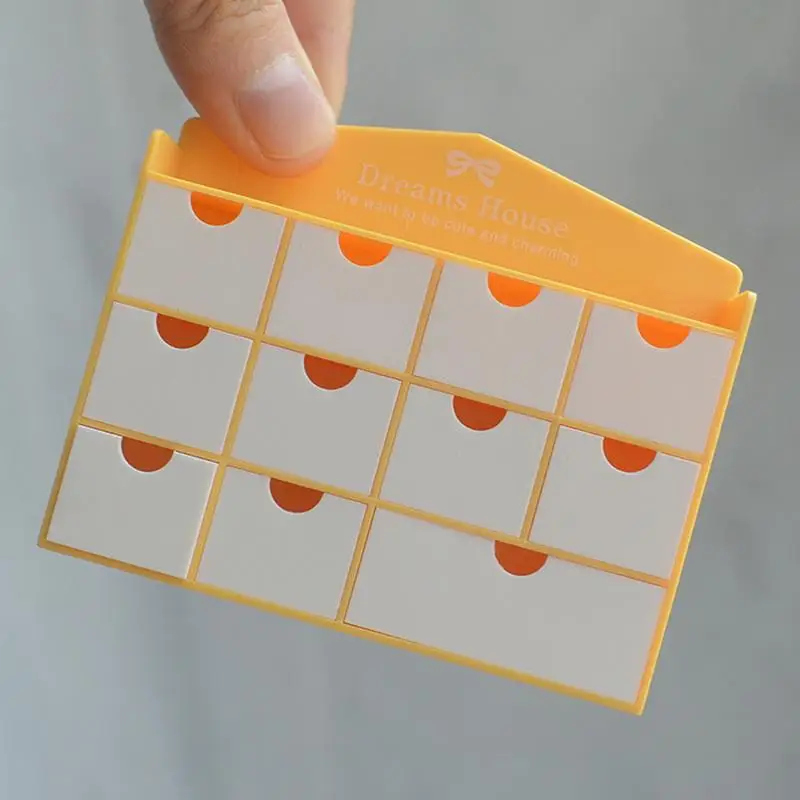 

[JN]1 Piece Simulation Small House Storage Box Cute Mini 1/6 Dollhouse Miniature Drawer Storage Box For Doll