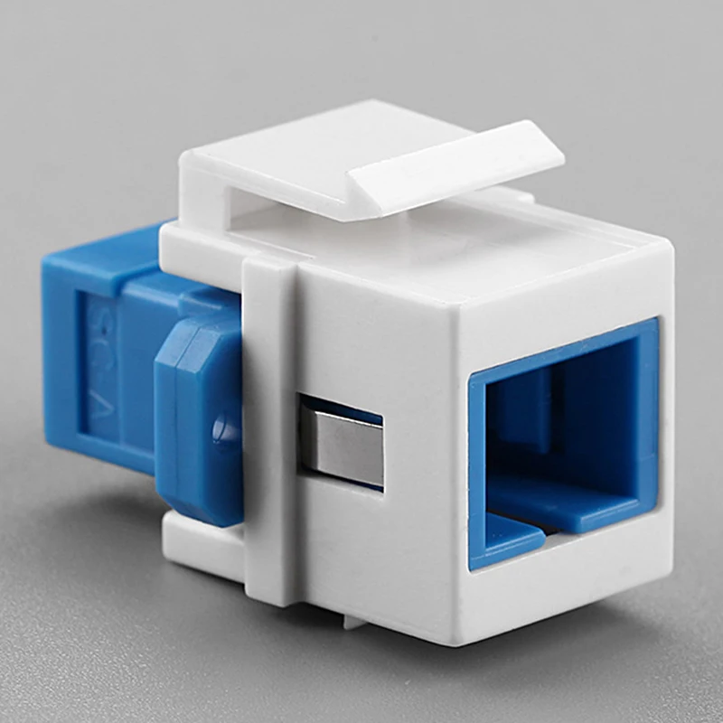 Keystone Jack SC Fiber Optic Module Adapter SC f / F Keystone Module Coupler