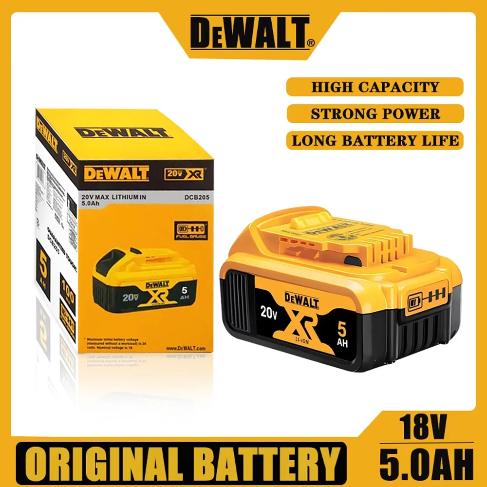 

Original DeWalt 6Ah/5Ah 20V battery replaceable DCD887 DCD805 DCF860 Dcd796 DCG406 DCF880 DCF512 DCD805 power tools battery