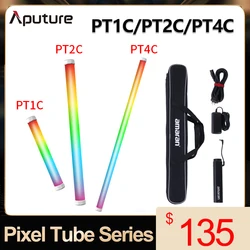 Aputure Amaran PT1c PT2c PT4c Pixel Tube RGB LED Stick Video Light Rainbow Handheld Light APP Control Studio Photography Lamp