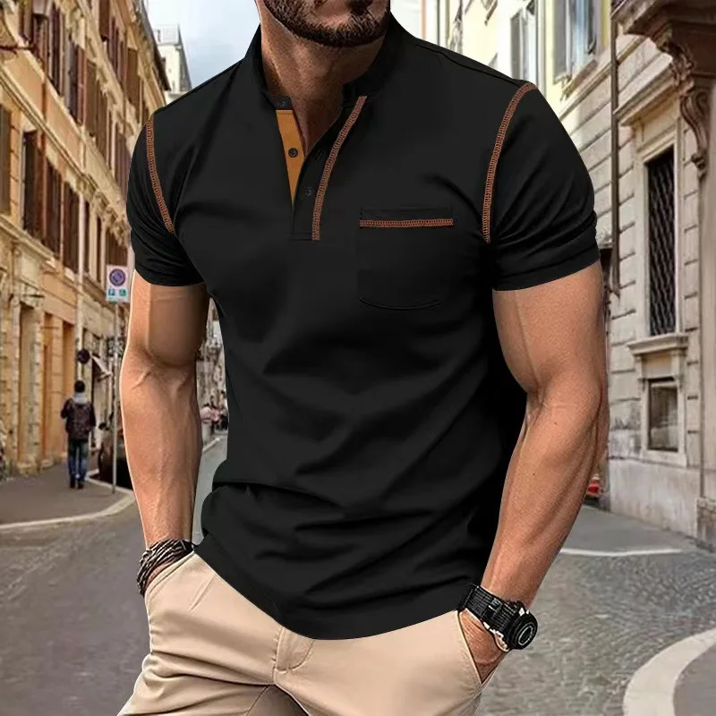 New Summer Men's Short-Sleeved Polo Shirts: Casual, Sporty and Quick-Drying Men's Tops