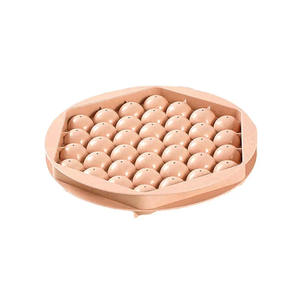 3D Round Tray Plastic Ice Mold Refrigerator Spherical DIY Ice Kitchen Moulds Ball Maker Tools N1E7