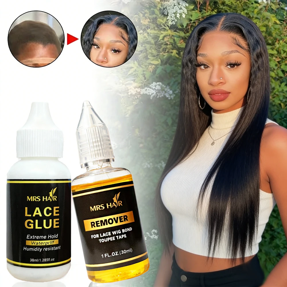 38ml Waterproof Glue For Hair Wig Glue For Lace Front Wig/Closure/Hair Extension And 30ml Remover Super Bonding Adhesive 2026