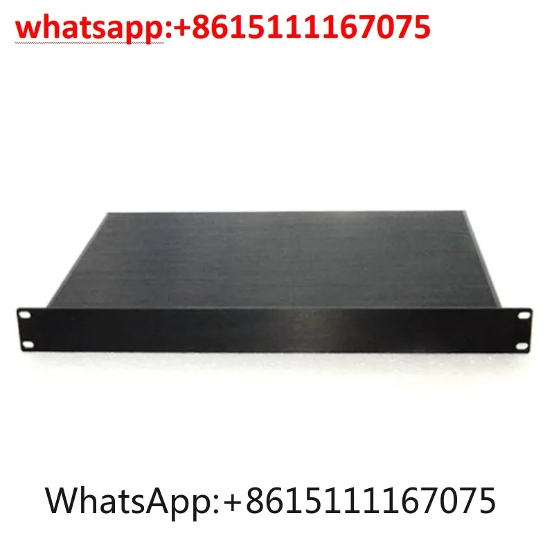 19 Inch Full Aluminum 1.5U Standard Rack Chassis, U-Type Plug-in Server Cabinet Shell Factory Direct Sale