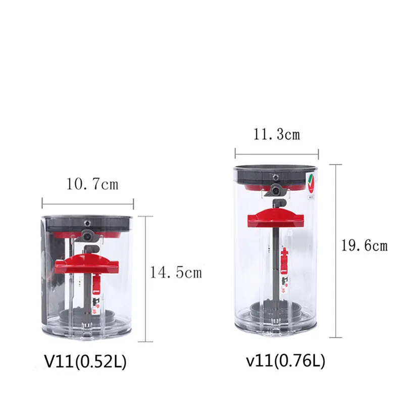 Dla Dyson V11 oryginalne akcesoria kosz na śmieci cyklon odpylacz odkurzacz Robot kurz filtr do filiżanki wiadro części zamienne