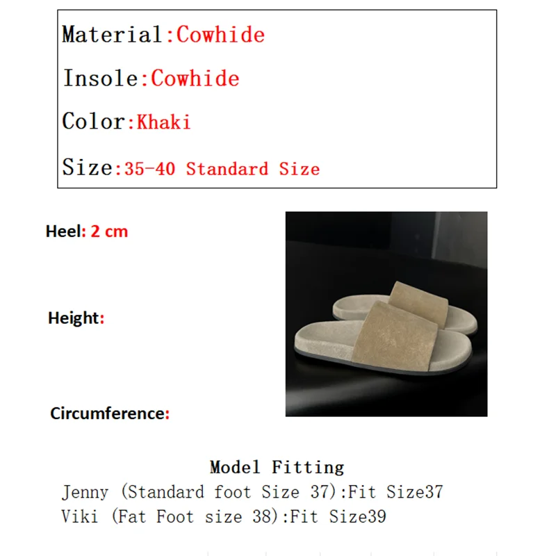Withered Summer Shoes Nordic Minimalist Cow Suede Leather Slippers For Outdoor Wear Lazy Flat Slippers Sandals For Women