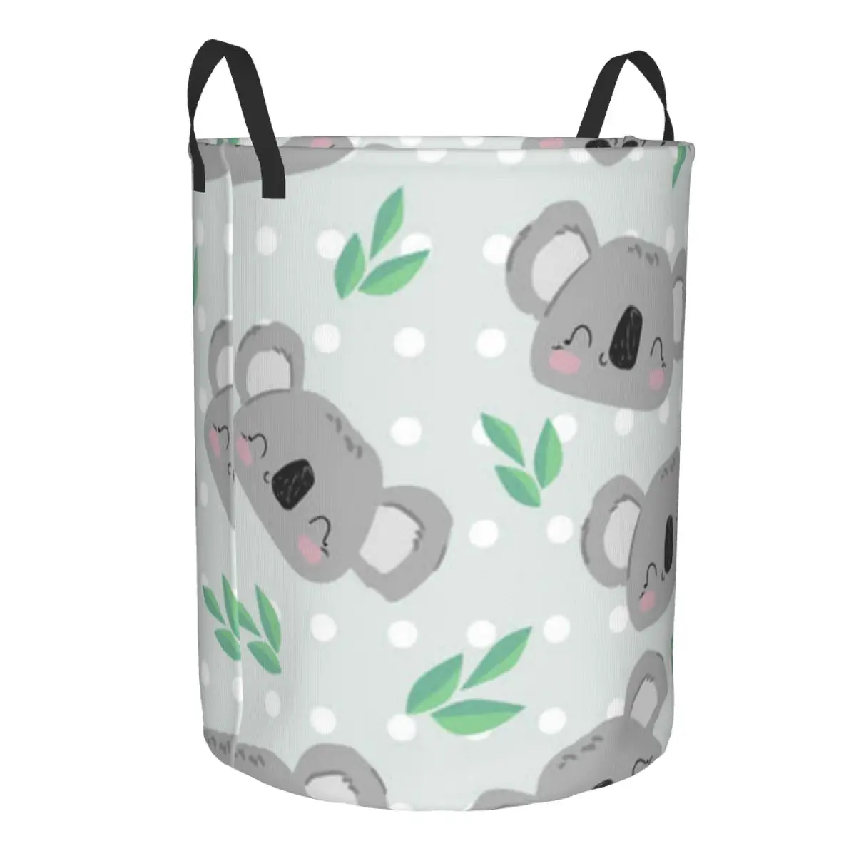 Folding Laundry Basket Cute Koala Pattern Dirty Clothes Storage Bucket Wardrobe Clothing Organizer Hamper