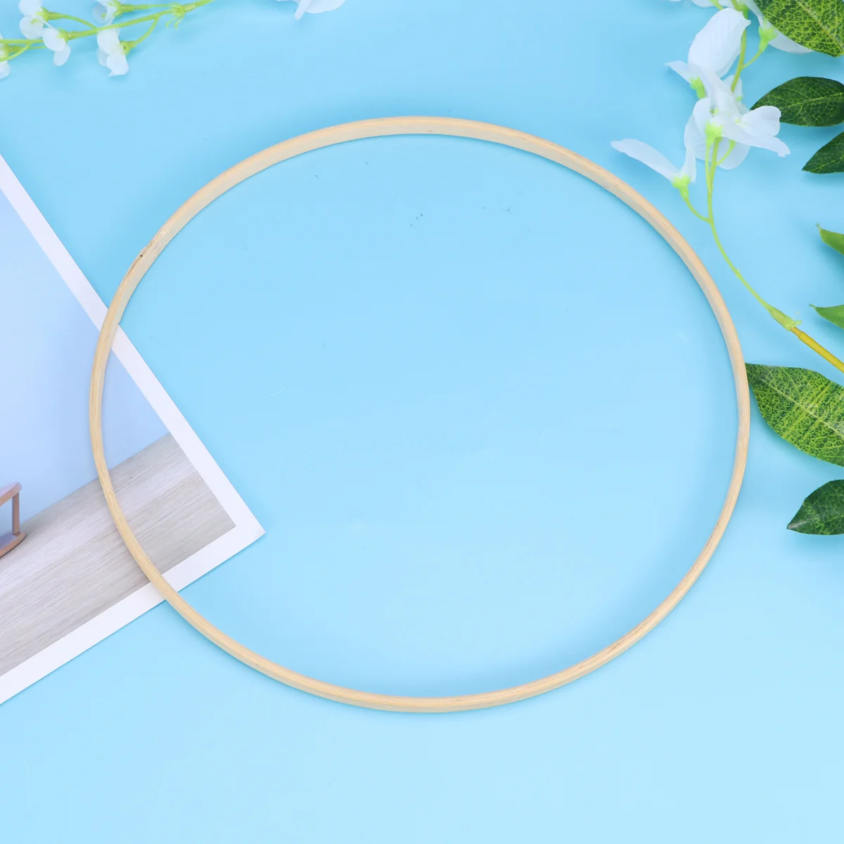 لتقوم بها بنفسك الخيزران التطريز هوب دائرة مستديرة 26.2 سنتيمتر السلس النسيج تحديد أداة ل عبر غرزة التطريز جدار ديكور