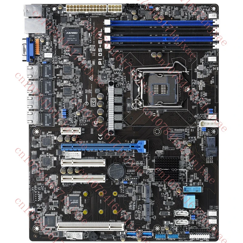 

Для серверной материнской платы ASUS P10S-E/4L поддерживает E3-1200 V5 64 ГБ 1151PIN DDR4.