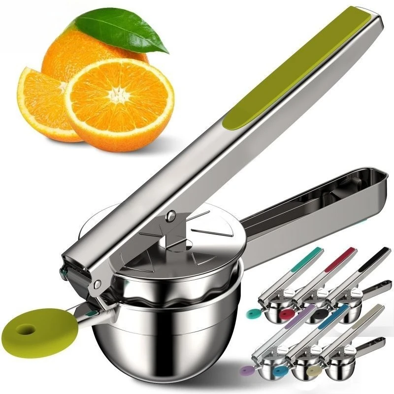 New 304 Stainless Steel Manual Juicer Orange Lemon Hand Press Juicer Fruit Juice Machine