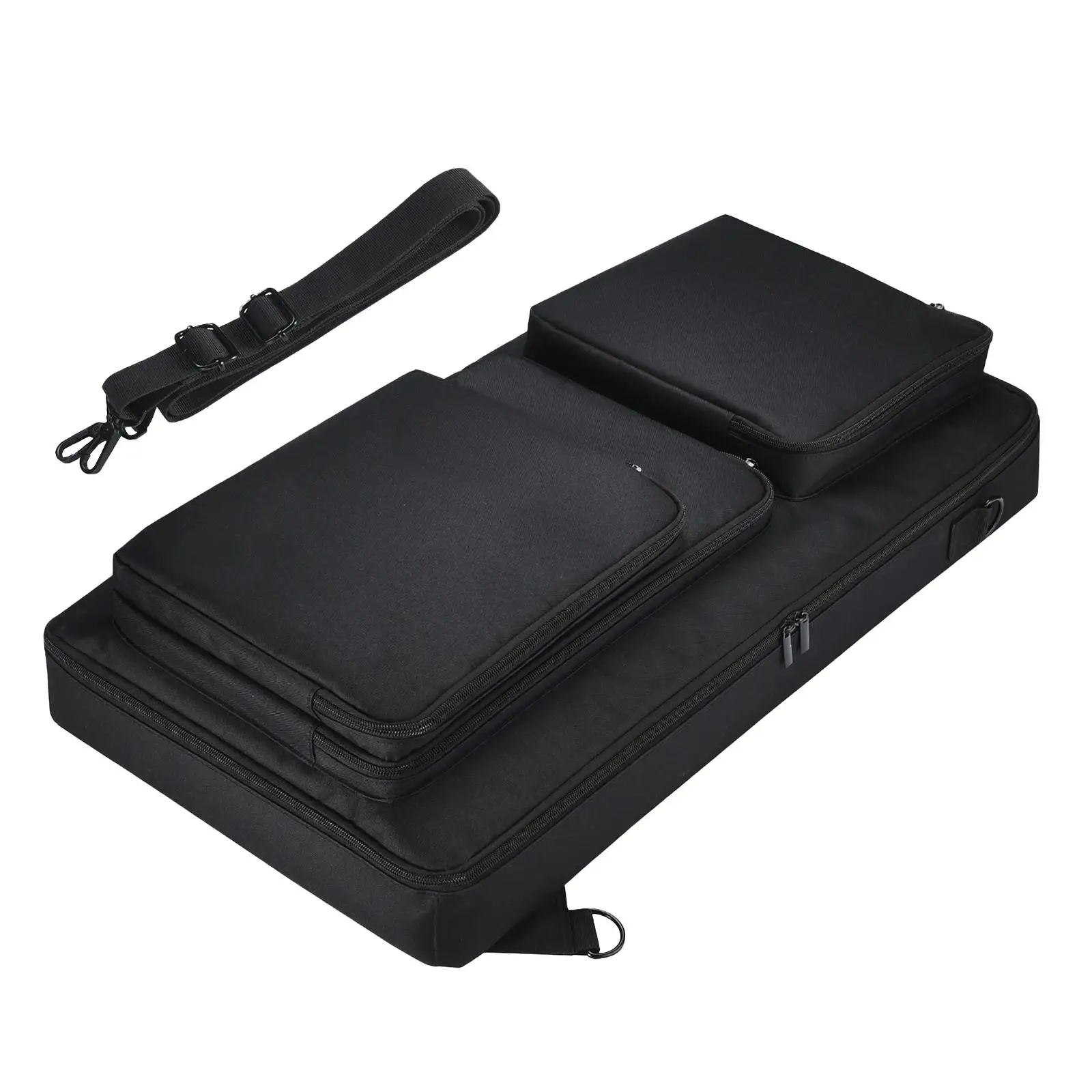 

DJ Controller Storage Bag Turntable Carrying Case Wear Resistance Protective Carrying Case Bag Rustproof Suitcase Travel Case