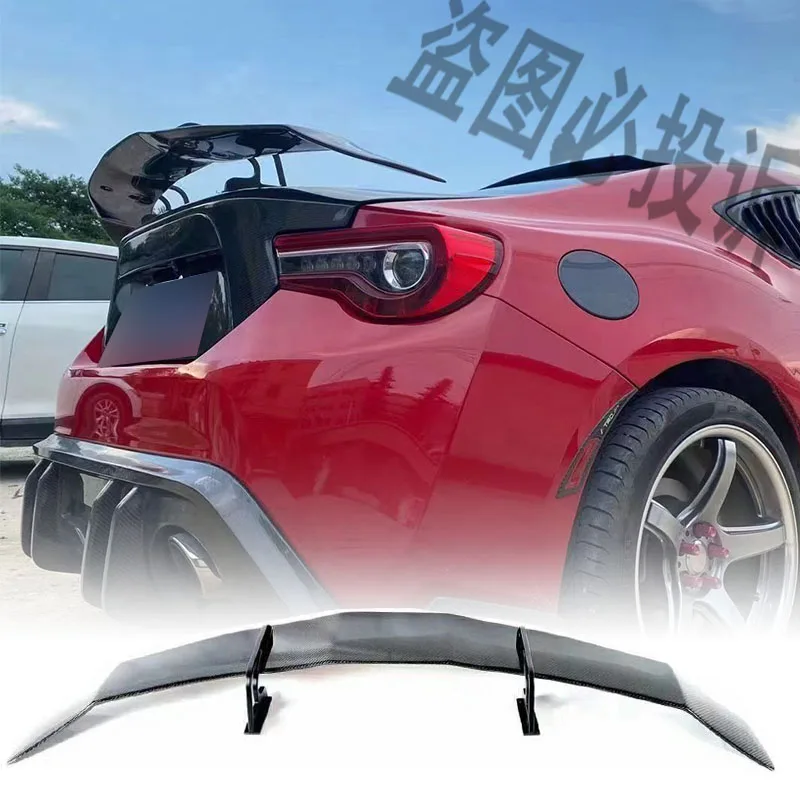 For Subaru BRZ 2013-2020 Toyota GT86 Rear Luggage Lip Wing Calibration Accessories Carbon Fiber Material MAD Style Body Kit