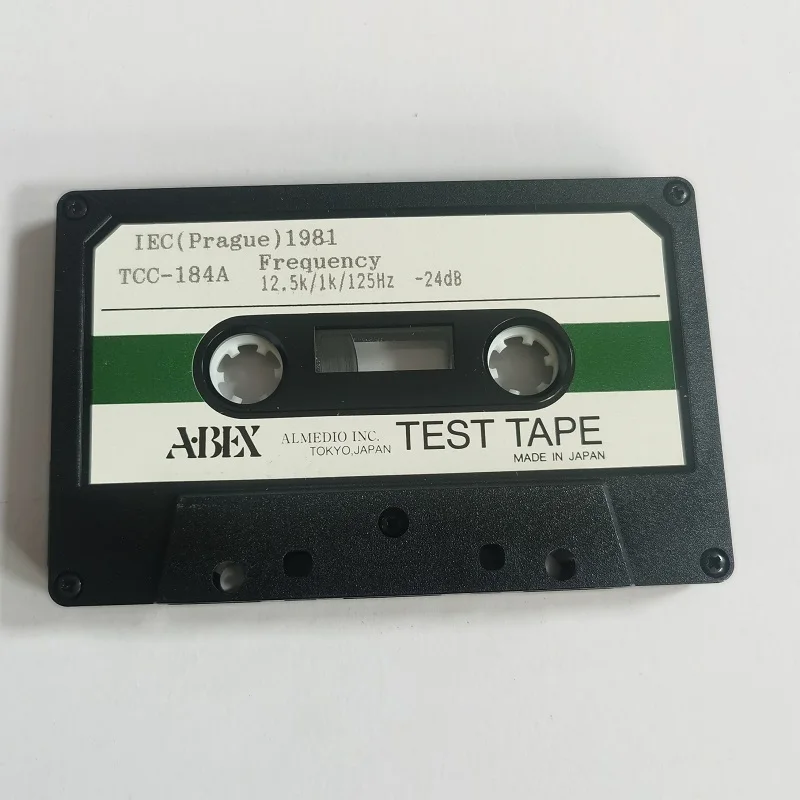 

ABEX Test Tape TCC-184A Point Frequency Test Tape Azimuth adjustment, 3 point frequency response