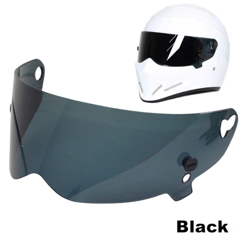 Moto Lens For SIMPSON Star Wars pig helmet lens CRG ATV Series PC visor For The Stig for CRG 1-5 motorcycle Full helmet Glass