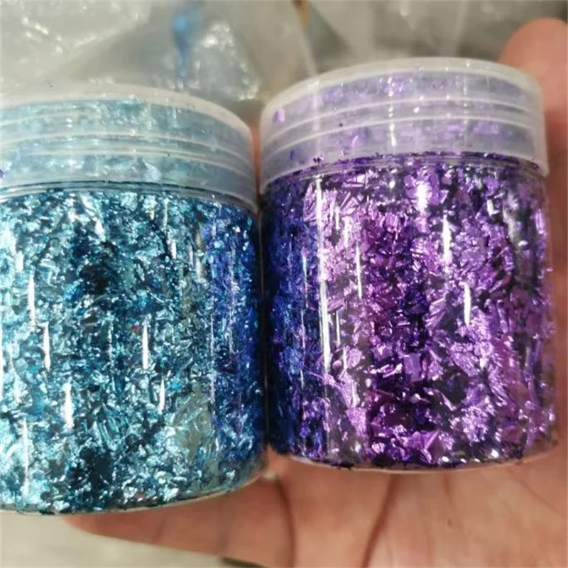 4g Carbon Fiber DIY Chopped Carbon Fiber Short Cut Forging Plastic Color Glitter Chips Pieces 10 Colors 2023 NEW