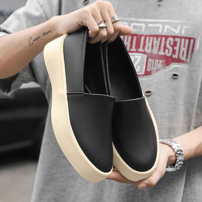 Men's Velveteen Bean Shoes Trendy One Step Shoe Set Foot Comfort Shoes Casual Trendy Business Dress Shoes 2026 New