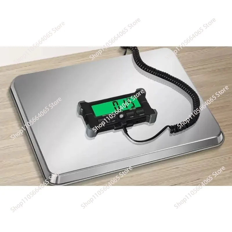 440lbs 200kg  Stainless Steel luggage Platform   Weight Measuring Floor Scale stainless steel  1pcs