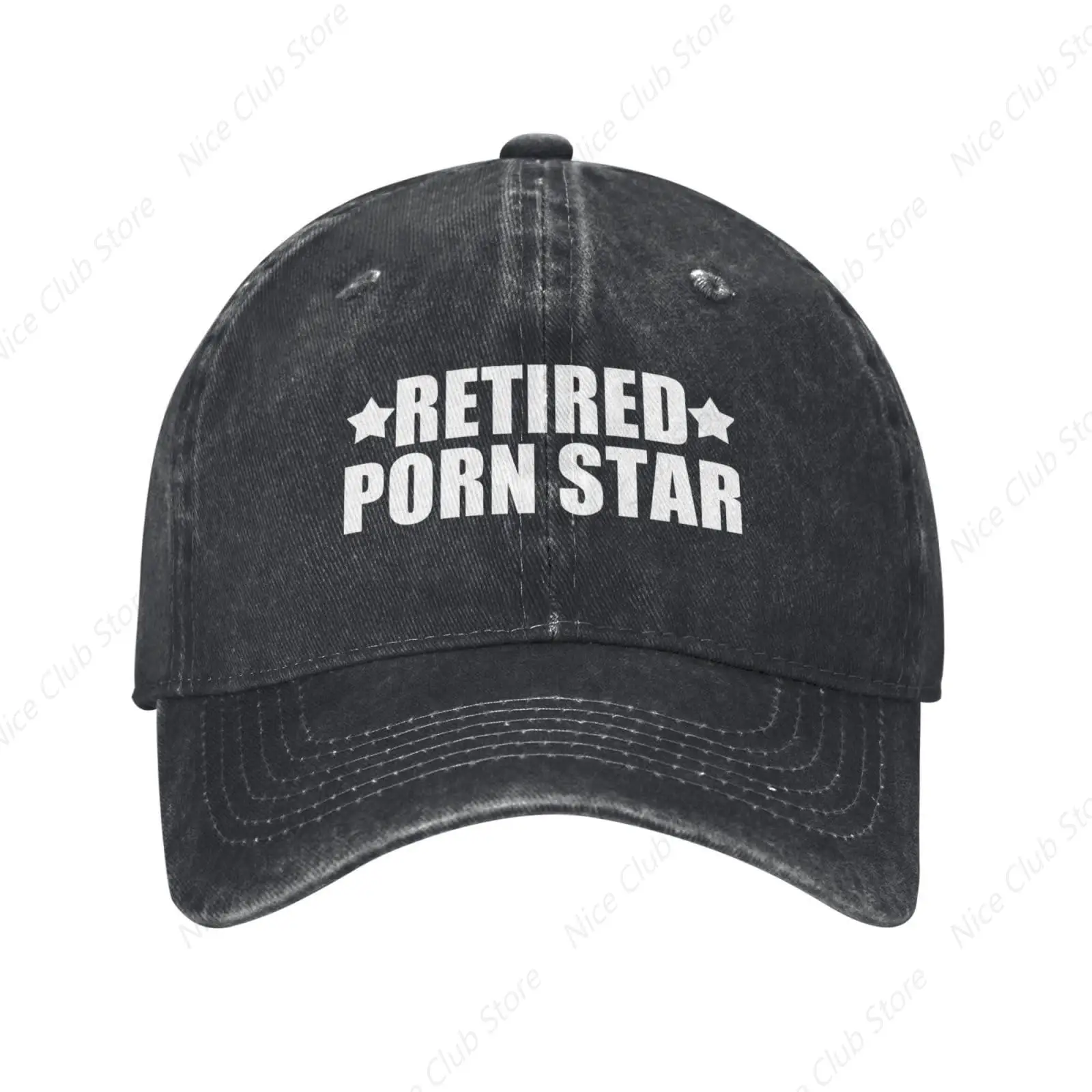 

Retired Porn Star Baseball Caps Adjustable Stylish Unique Unisex Washed Cowboy Hat