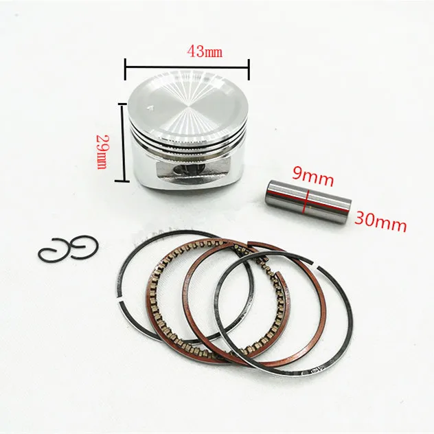 GX50 Piston Kit 43mm For Honda GX50 GX-50 4 Stroke Engine Brush Cutter Trimmer Cylinder assembly motor kolben ring pin clip