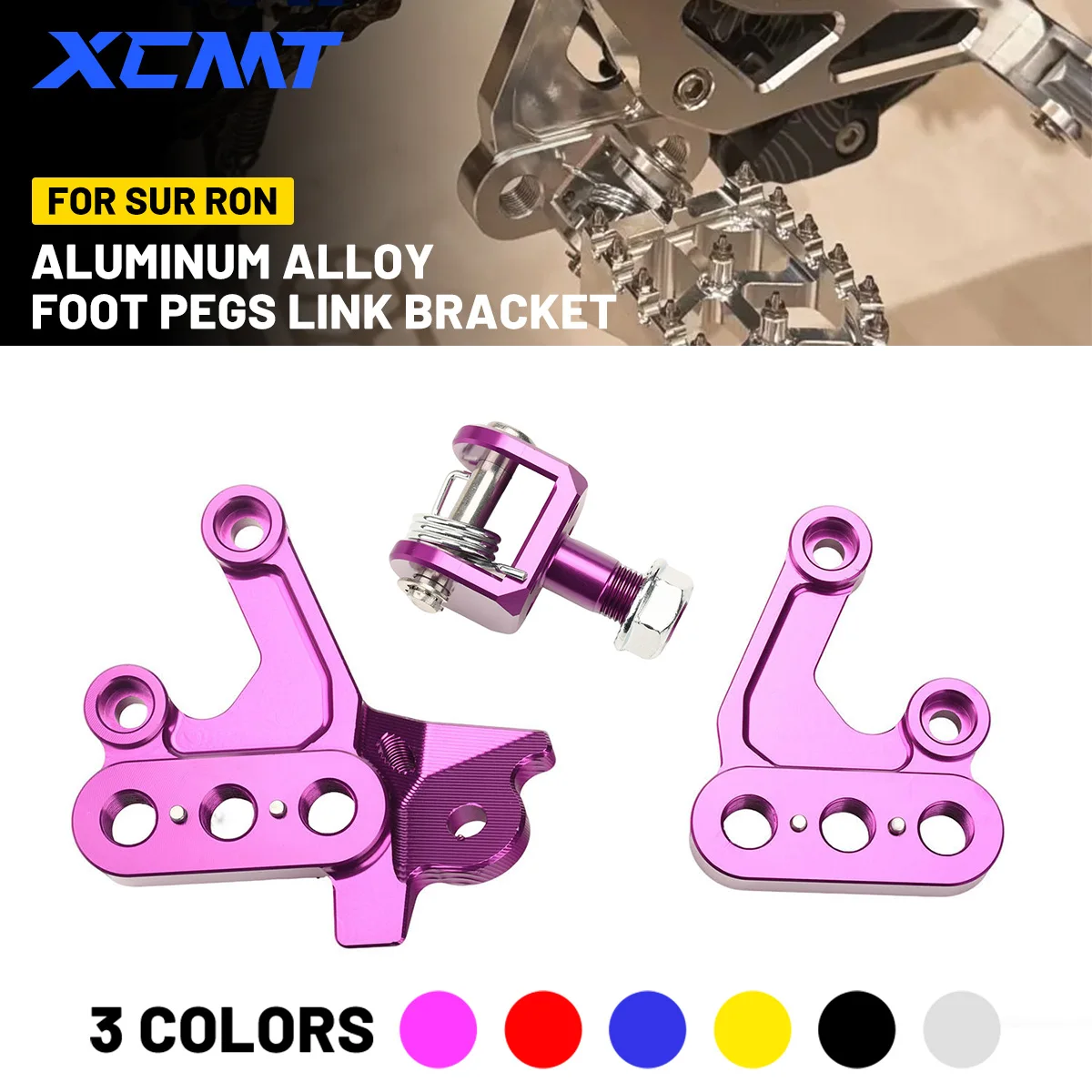 Elektrische Motocross CNC Fußrasten Befestigungs Halterung Ruht Pedal Halterung Unterstützung Halterung Für Surron Light Bee X S Für Segway X160 X260