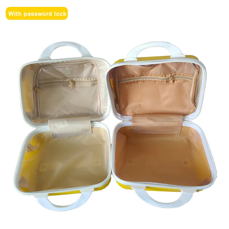 

Косметичка большой емкости с милым котенком и рисунком, дорожный портативный портативный чехол с паролем, детский маленький чемодан, сувенирный подарок