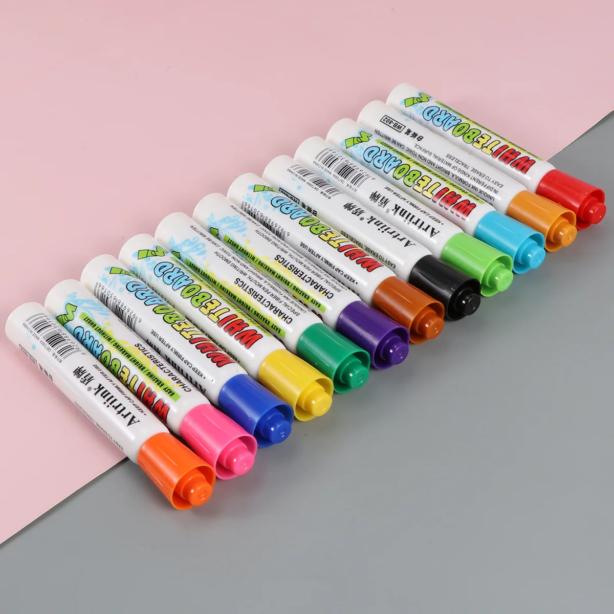 2 Dozen/24 Stuks Whiteboard Pen Uitwisbare Marker Pennen Markers Voor Droog Wissen 12X2 Cm Kind