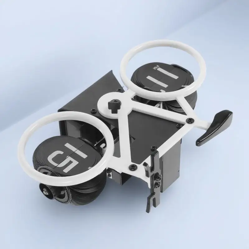 1Pcs Vintage Bicycle Style Clock White Desktop Clock Design Romantic Decorative Safe Without Harmful Materials