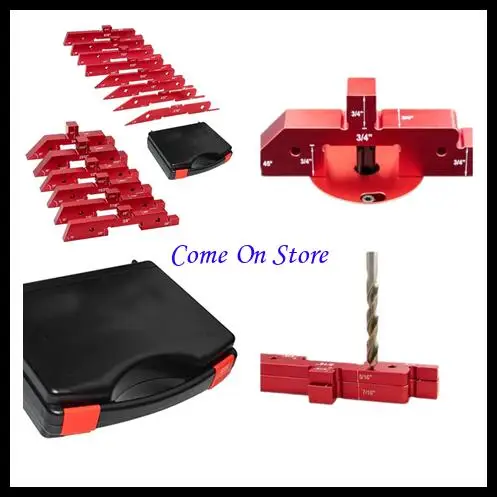 M6CF Woodworking Tool Router Accessories Height Gauge Set Aluminum Setup Blocks 14pcs High Precisions Setup Bar