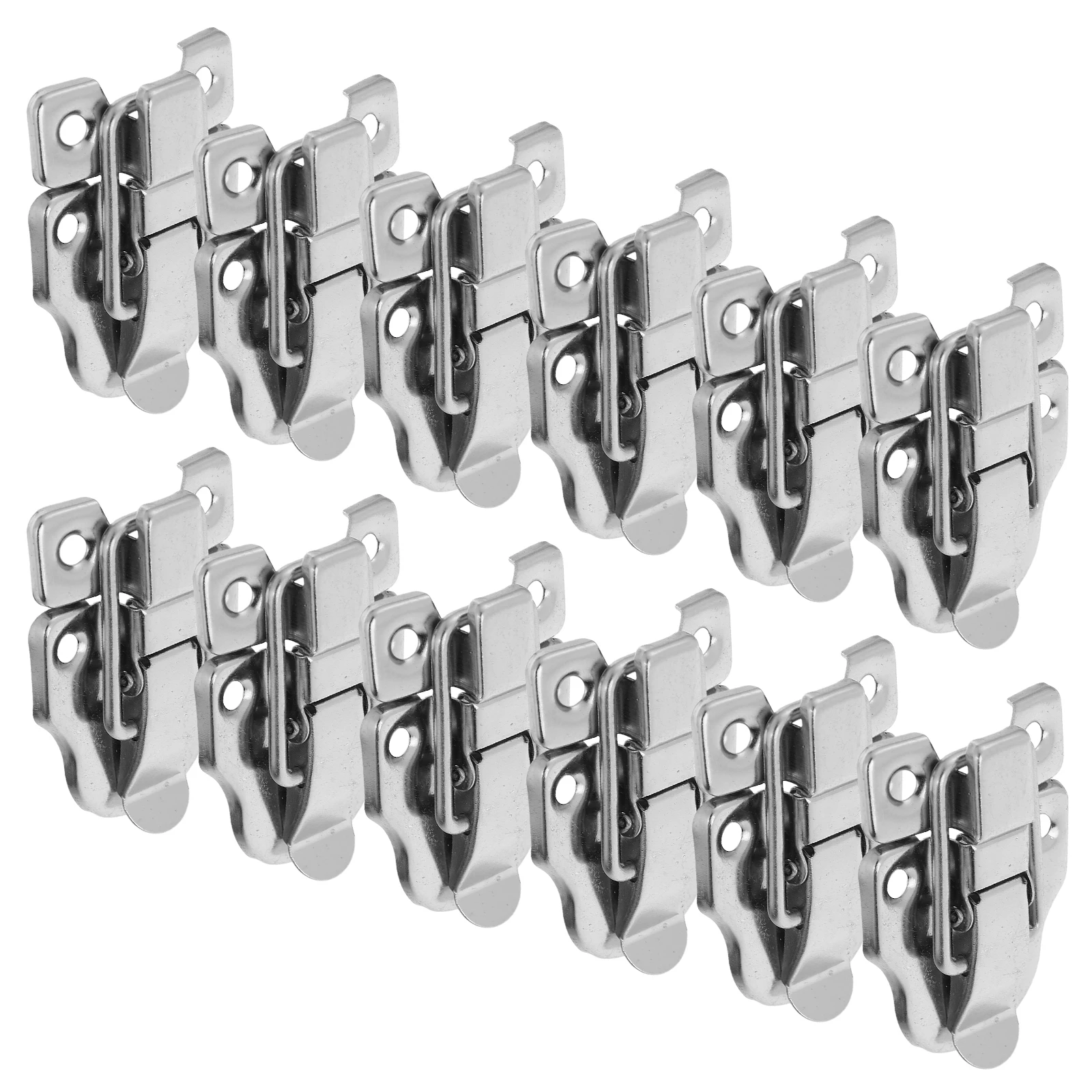 

12pcs Retro Hardware Box Latch Decorative Metal Clasp Lock For Wood Boxes Jewelry Cabinet Chest Diy Tool Guitar Case Vintage