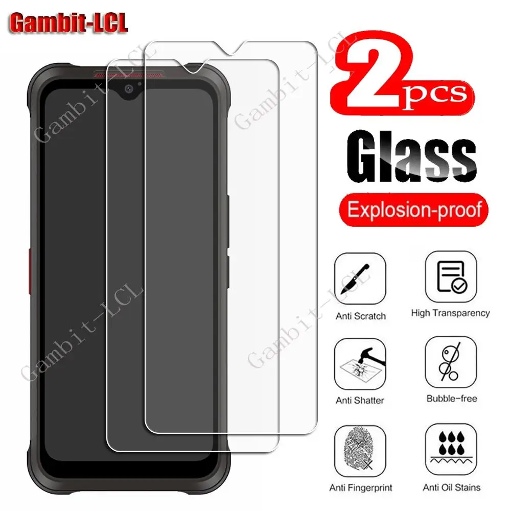 2Pcs Original Protection Tempered Glass For AGM Glory Pro SE G1 5G 6.53"  GloryPro Screen Protective Protector Cover Film