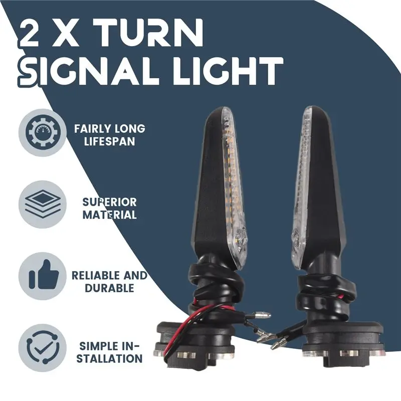 For MT07 Tracer 700 900 XJ6 FZ6 MT09 900 MT10 LED Turn Signal Indicator Light For YZF R15 R1 R3 R6 R7 R9 R25 FZ1