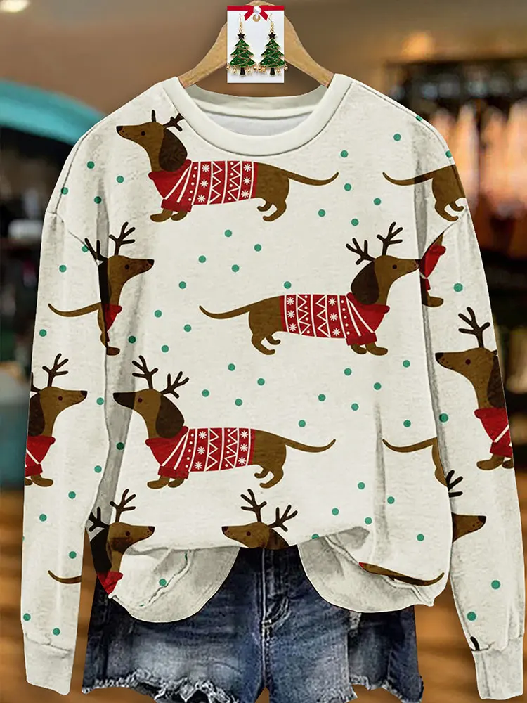 Dachshund Christmas Sweatshirt