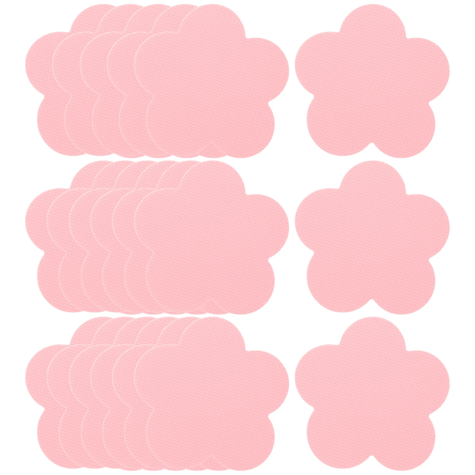 

12 Pcs Non-slip Stickers Tub Decals Foldable Bath Flowers Bathtub Kontonty Rubber Grip Child