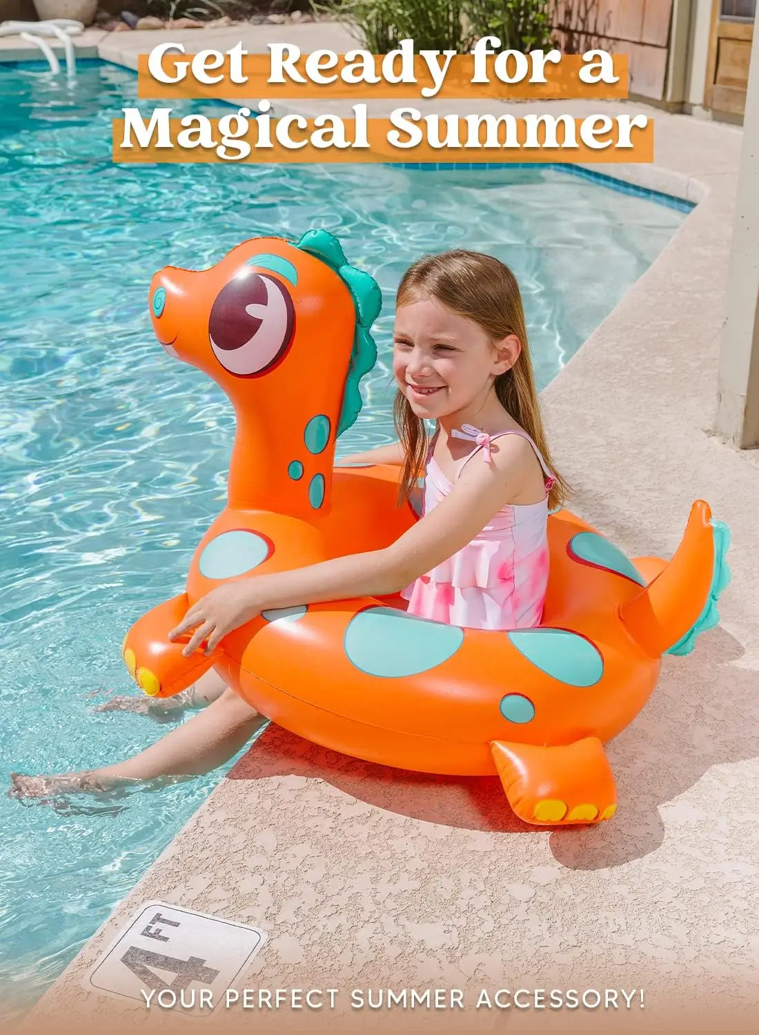 Tubos infláveis para piscina, 3 pacotes, flutuadores, dinossauro, tartaruga marinha, golfinho, anéis de natação para crianças pequenas, piscina, praia, água, festa em
