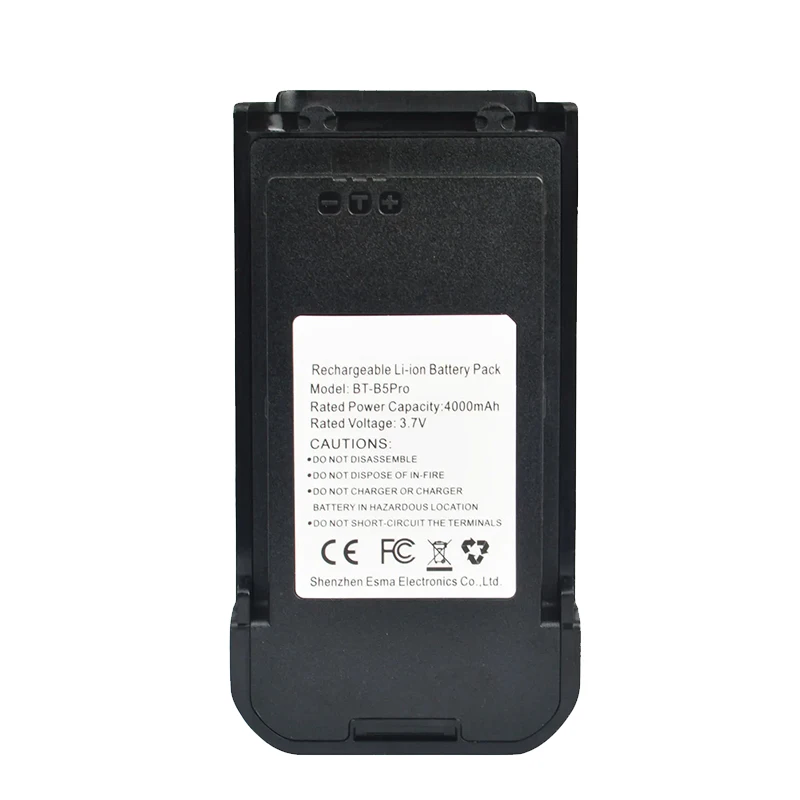 For Hiroyasu Zello 4G Lte WIFI PoC Radio HI-B5Pro Battery Replacement 3.7V 4000mAh BT-B5Pro USB-C Rechargeable Battery Pack